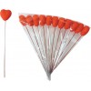 Pick Corazon Terciopelo 12 uds