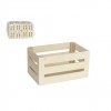 Caja Madera Cuadrada Blanco 20cmx10.5↨