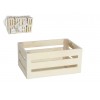 Caja Madera Cuadrada Blanco 20cmx10.5↨