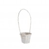 Cesta Mimbre Blanca ↨15xØ17cm