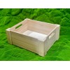 Caja Madera Mediana Cuadrada Natural