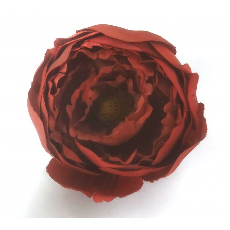 Cabeza de Peonia Ø13cm Rojo