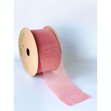 Rollo Organza 40mm Fucsia Neon