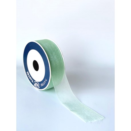 Cinta de organza Menta 40mmx50mt