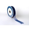 Cinta de organza Azul 25mmx50mt