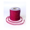 Rollo Organza 40mm Fucsia Neon