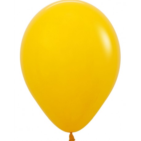 Bolsa Globos 50 uds Latex Amarillo miel 30cm