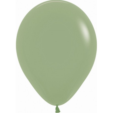 Bolsa Globos 50 uds Latex Eucalipto 30cm