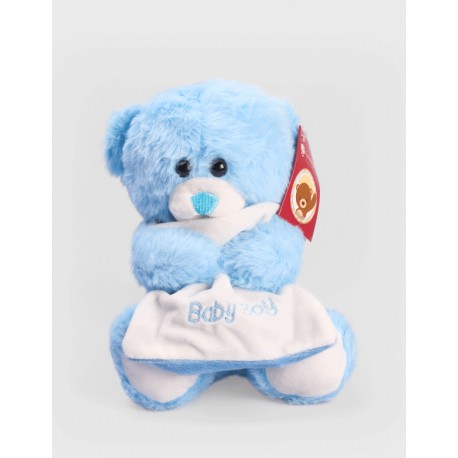 Osito Peluche 21 cm Celeste